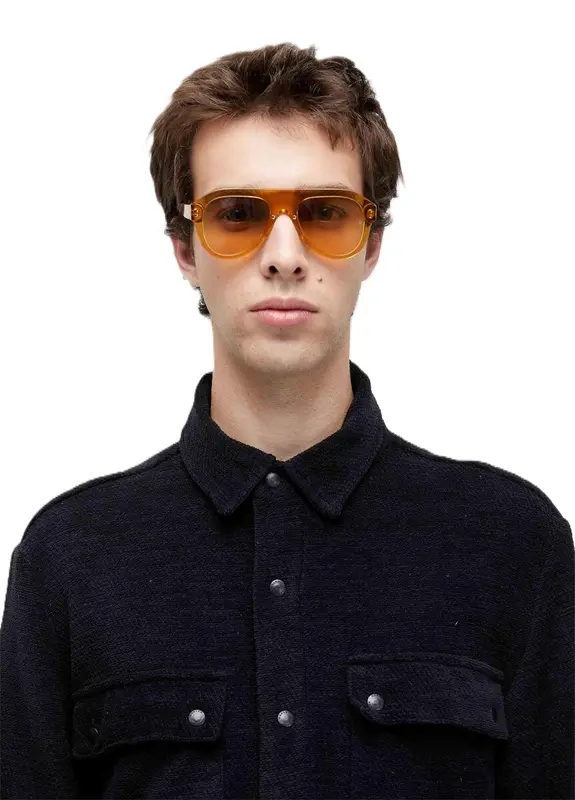 CAMISA OSKLEN OVERSHIRT TWEED COTTON TEXTURE PRETO