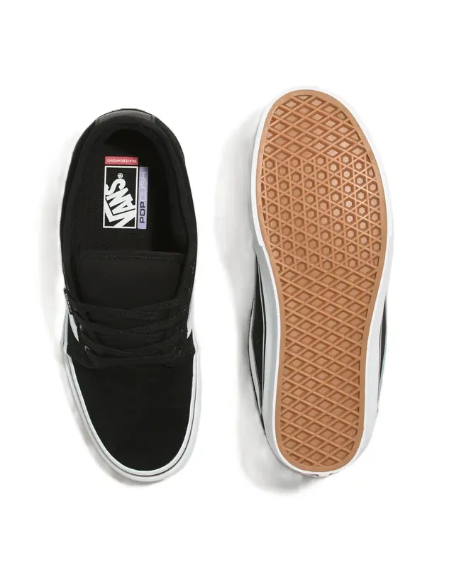 TENIS VANS SKATE CHUKKA LOW SIDESTRIPE BLACK/WHITE
