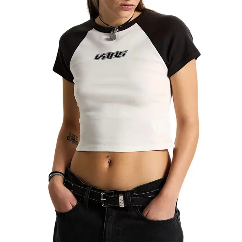 CAMISETA VANS CLARE BABY TEE TRUE WHITE