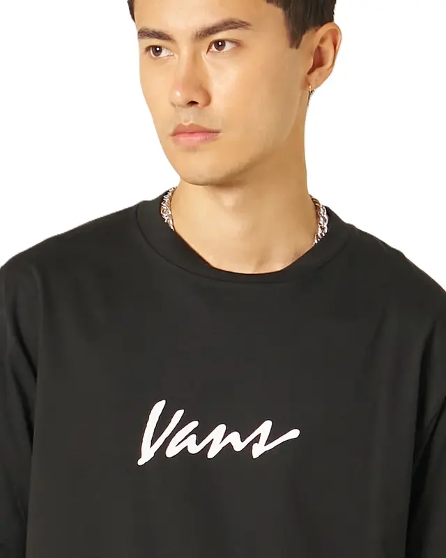CAMISETA VANS CLASSIC SCRIPT BLACK