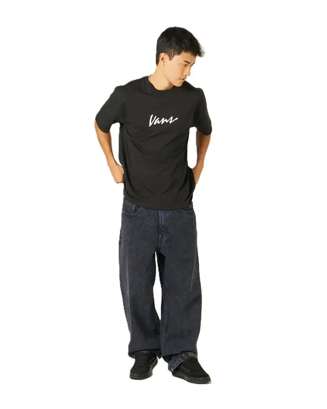 CAMISETA VANS CLASSIC SCRIPT BLACK