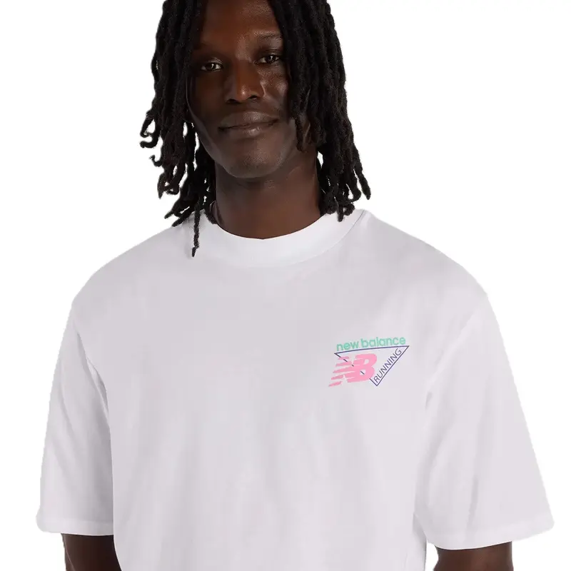 CAMISETA NEW BALANCE NEON HEAT MAP BRANCO