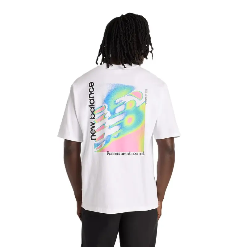 CAMISETA NEW BALANCE NEON HEAT MAP BRANCO