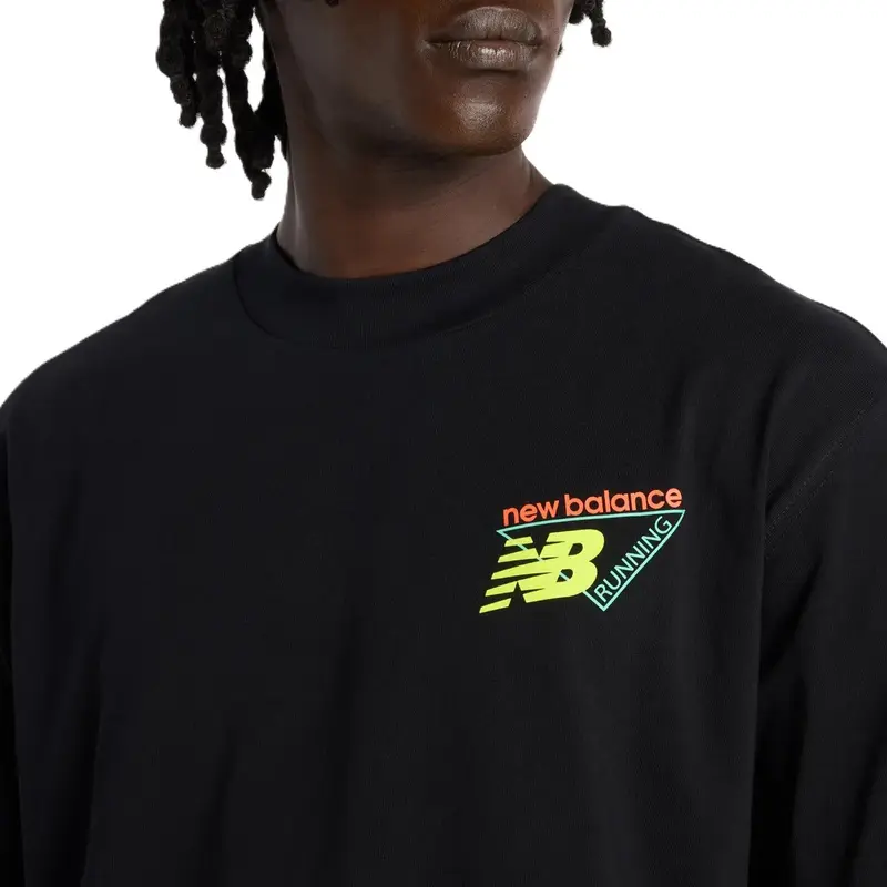 CAMISETA NEW BALANCE NEON HEAT MAP PRETO