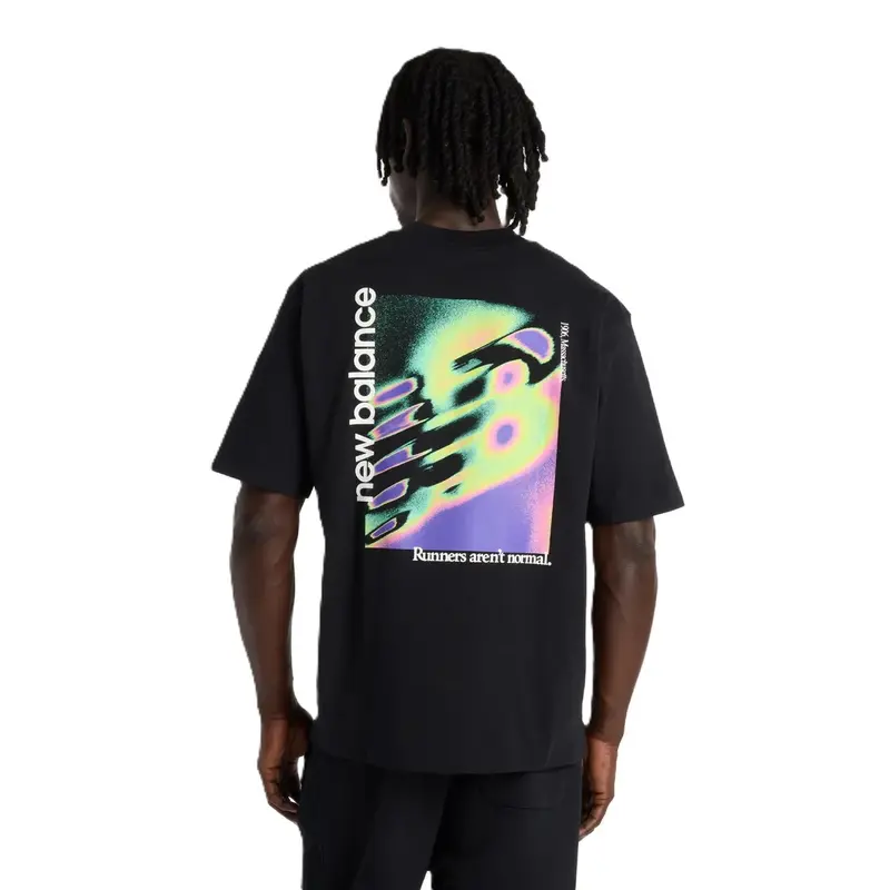 CAMISETA NEW BALANCE NEON HEAT MAP PRETO