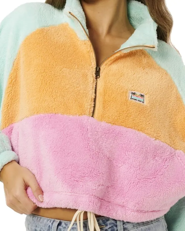 MOLETOM RIP CURL HOTEL MALIBU POLAR FLEECE MULTICO