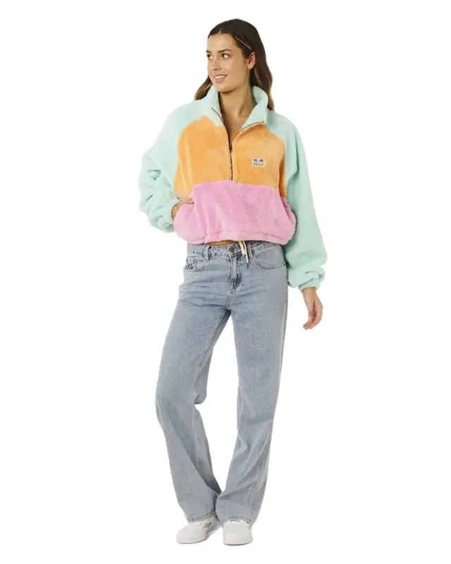 MOLETOM RIP CURL HOTEL MALIBU POLAR FLEECE MULTICO