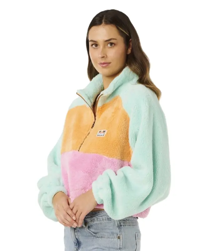 MOLETOM RIP CURL HOTEL MALIBU POLAR FLEECE MULTICO