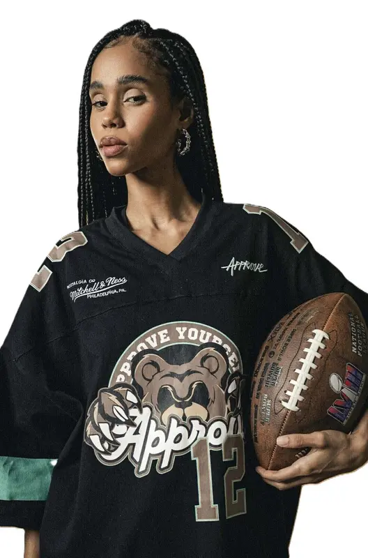 CAMISETA APPROVE FOOTBALL PRETO