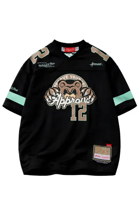 CAMISETA APPROVE FOOTBALL PRETO