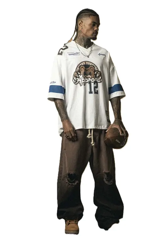 CAMISETA APPROVE FOOTBALL OFF WHITE