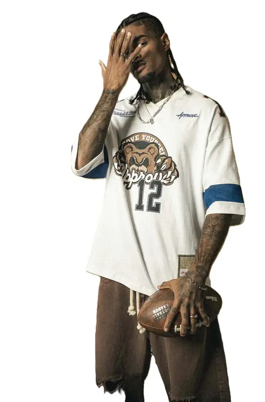 CAMISETA APPROVE FOOTBALL OFF WHITE