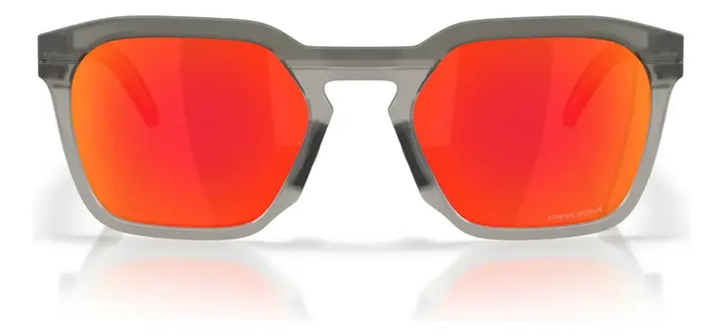 OCULOS OAKLEY HSTN SQ - MATTE GREY SMOKE W/PRIZM RUBY