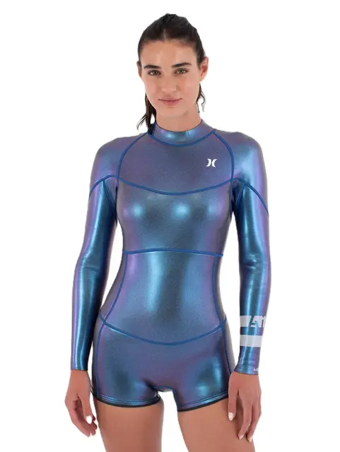 SHORT JOHN HURLEY AIR 2MM SKIN MID SHORTY SPRINGSUIT