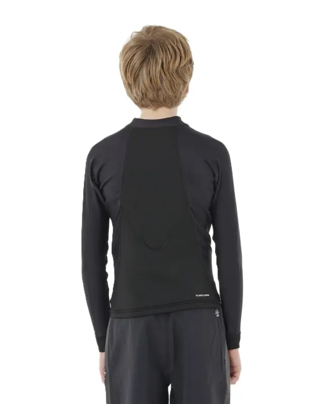 LYCRA RIP CURL FLASHBOMB ZIP FREE BLACK