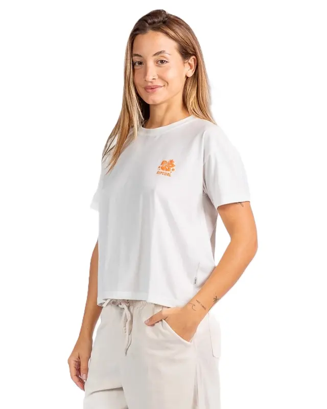 CAMISETA RIP CURL SURF PUFF PARTY PACK RELAXED BONE