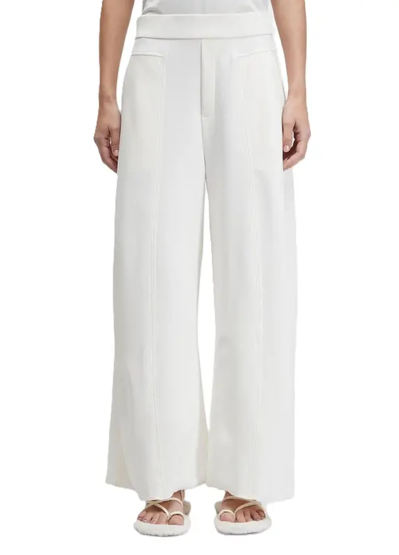 CALCA OSKLEN RECORTES TEXTURA OFF WHITE