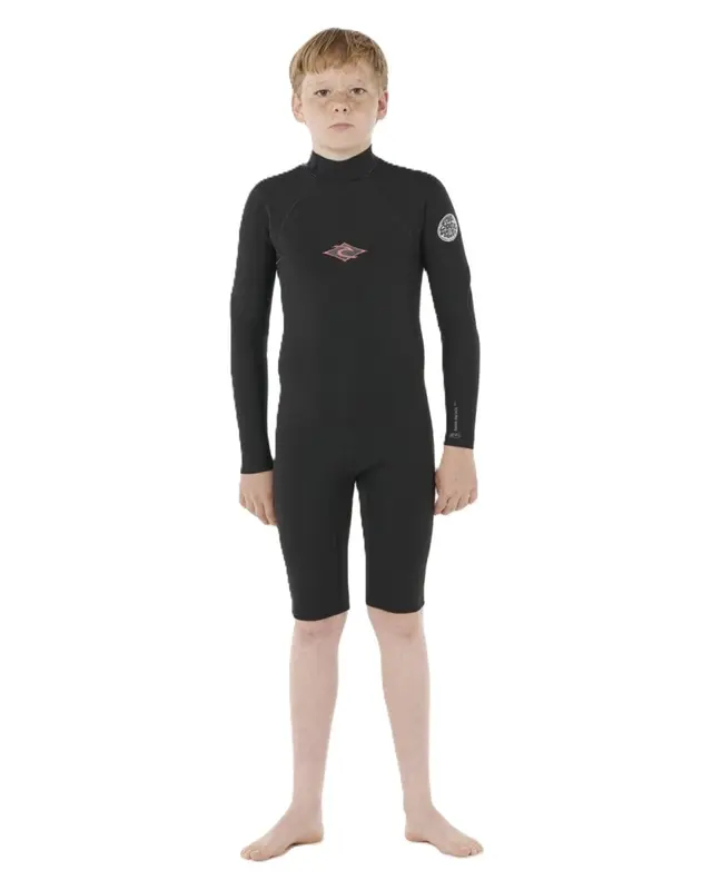 SHORT JOHN RIP CURL DAWN PATROL 2/2MM BACK ZIP JUVENIL BLACK