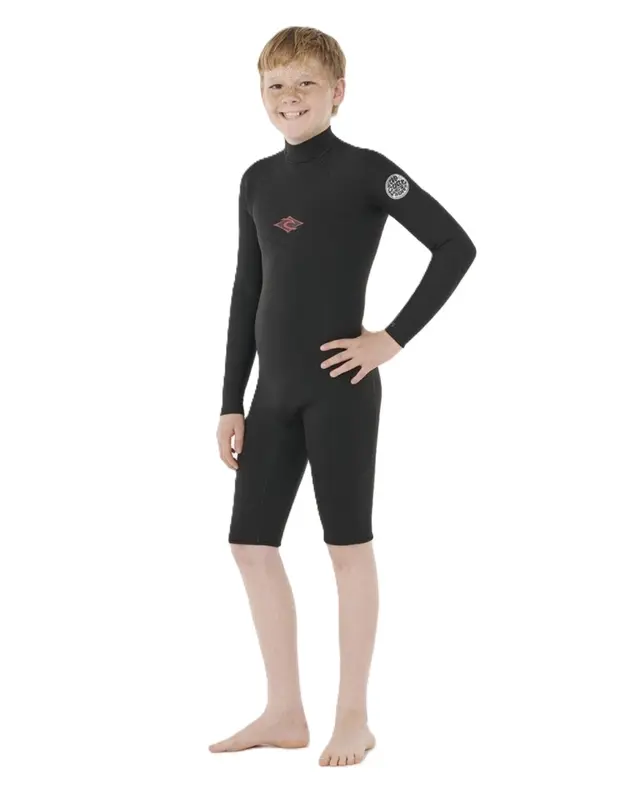 SHORT JOHN RIP CURL DAWN PATROL 2/2MM BACK ZIP JUVENIL BLACK