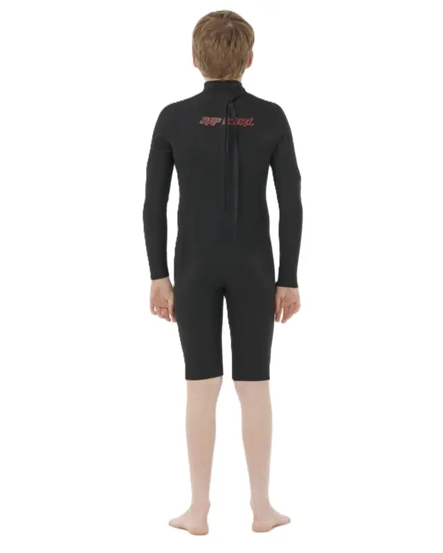 SHORT JOHN RIP CURL DAWN PATROL 2/2MM BACK ZIP JUVENIL BLACK