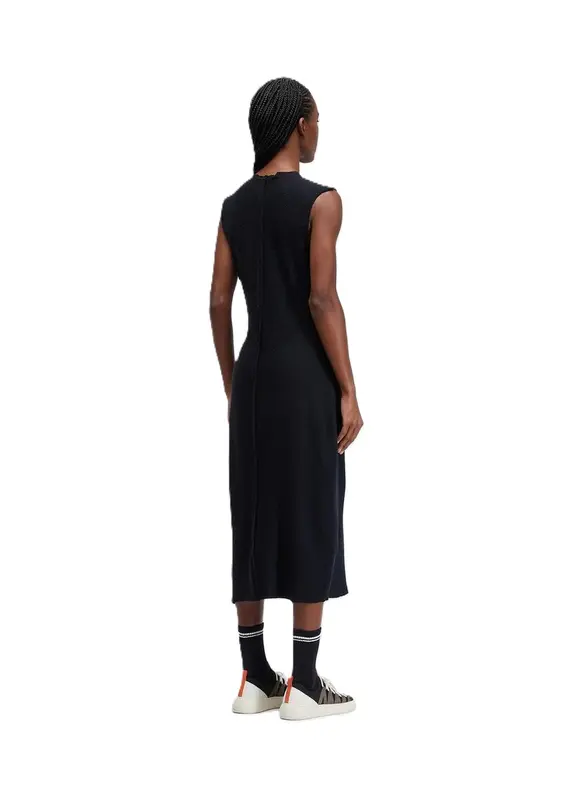 VESTIDO OSKLEN MIDI WOOL PRETO