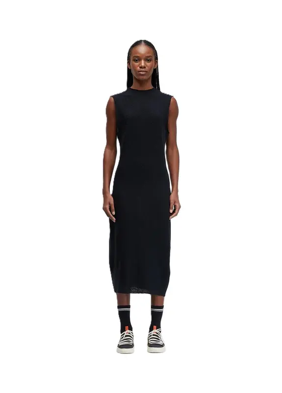VESTIDO OSKLEN MIDI WOOL PRETO