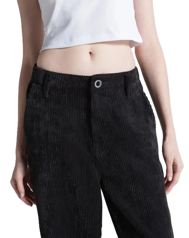 CALCA VOLCOM STONED CORDUROY PRETO