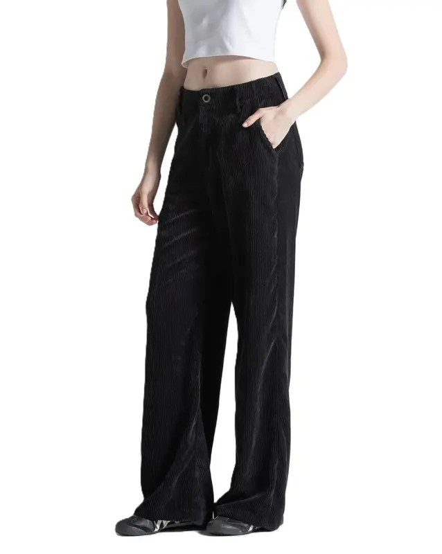 CALCA VOLCOM STONED CORDUROY PRETO