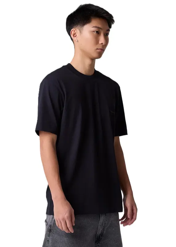 CAMISETA THESAINT COMFORT SOLID BLACK