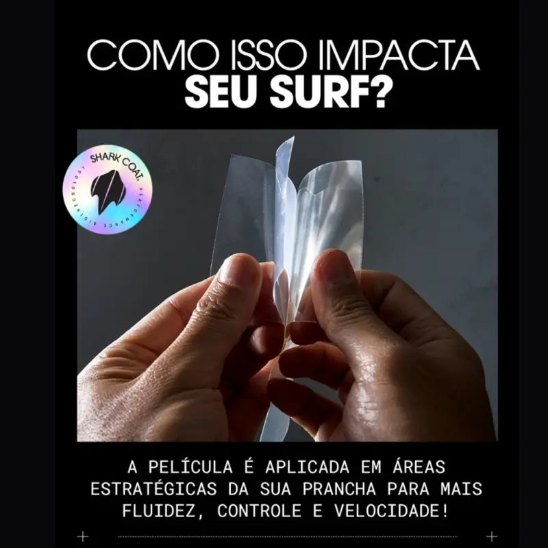KIT SHARKCOAT PELE SINTETICA PADDLE TRANSPARENTE