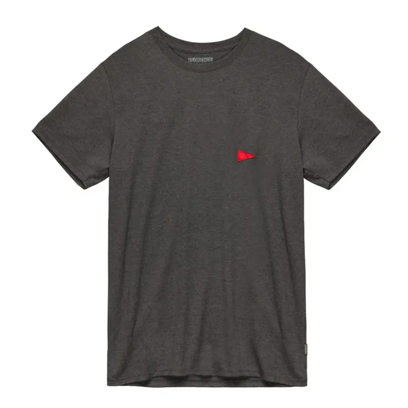CAMISETA FLORENCE MANGA CURTA BURGEE CINZA ESCURO