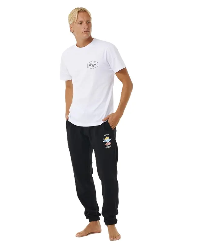 CALCA RIP CURL SEARCH ICON TRACKPANT BLACK