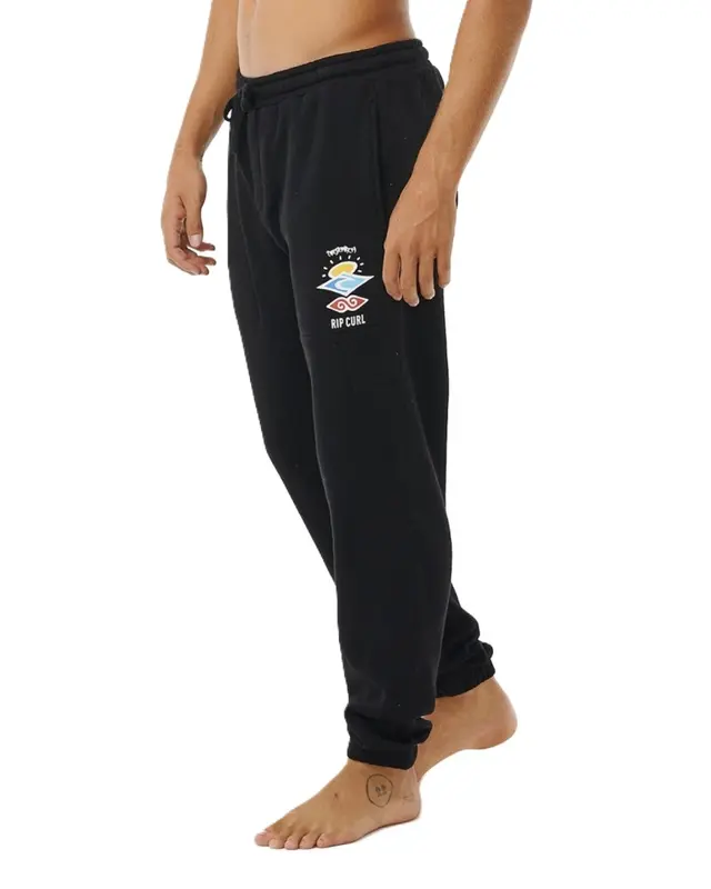CALCA RIP CURL SEARCH ICON TRACKPANT BLACK