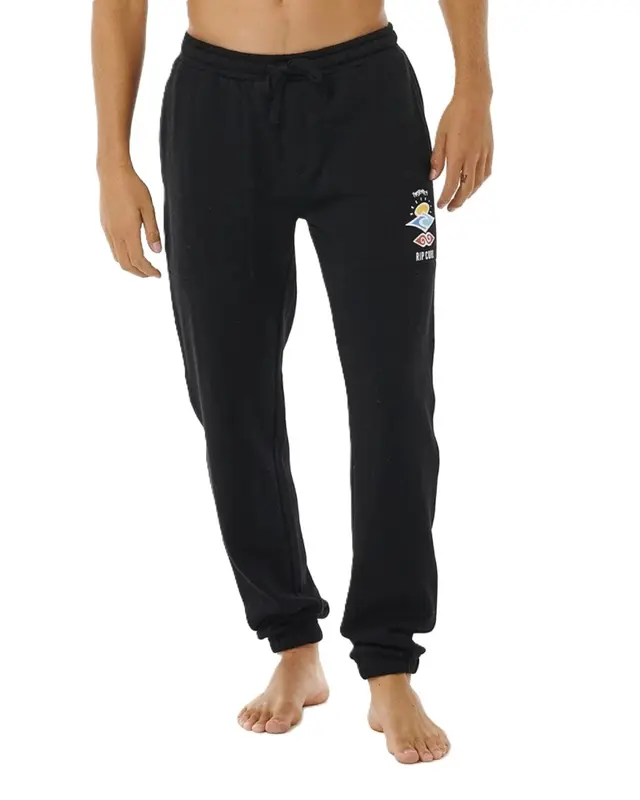CALCA RIP CURL SEARCH ICON TRACKPANT BLACK