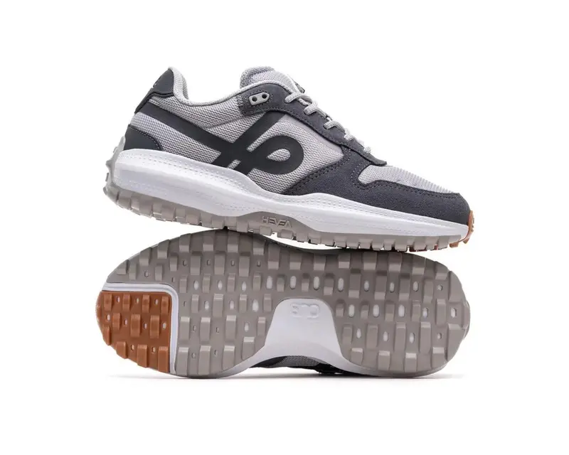 TENIS ÖUS HEVEA DOTS CINZA NEBLINA