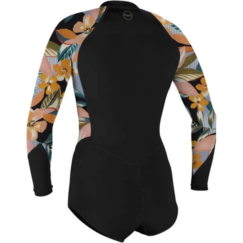 SHORT JONH O'NEILL BAHIA 2:1 FRONT ZIP SHORT SPRING BLACK/BLACK