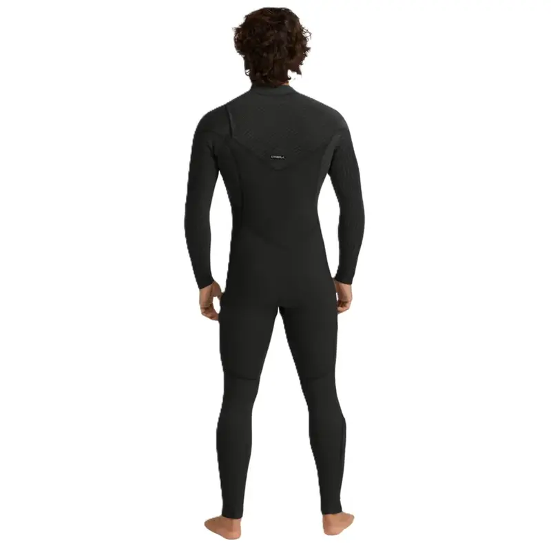 LONG JOHN ONEILL HYPERFREAK 4/3 CHEST ZIP BLACK/BLACK