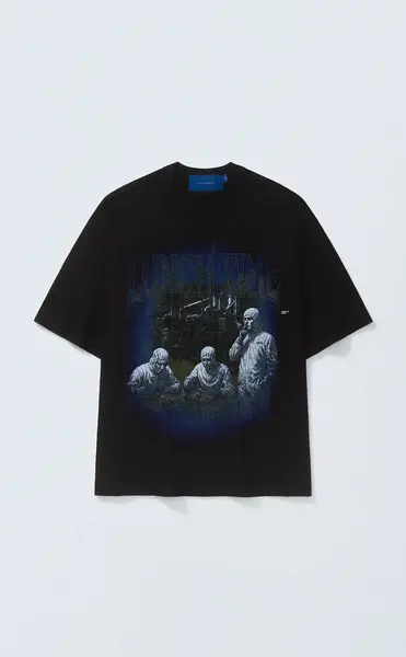 Camiseta QC LUNCH TIME BOXY BLACK