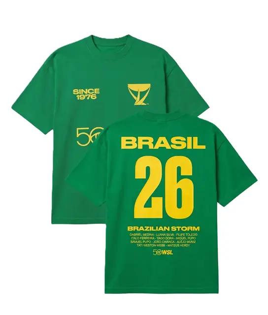 CAMISETA WSL BRAZILIAN STORM