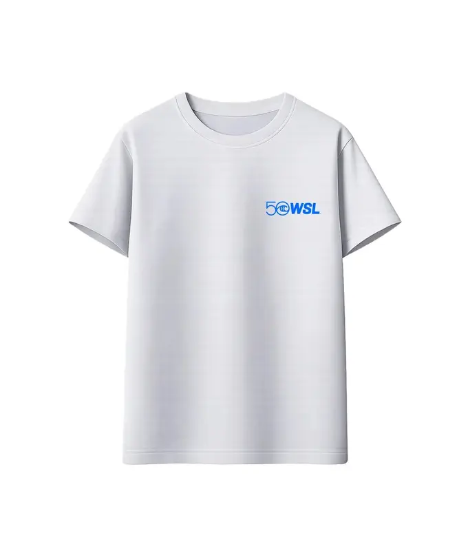 CAMISETA WSL POSTER 2026 BRANCO