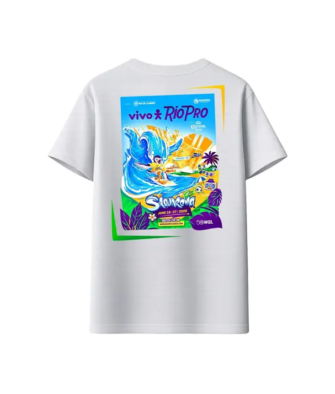 CAMISETA WSL POSTER 2026 BRANCO