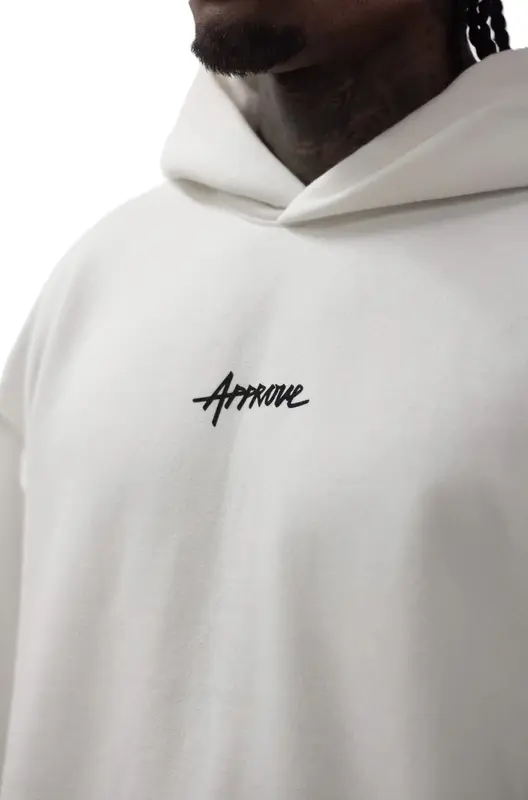 MOLETON OVERSIZED APPROVE TIMELESS OFF WHITE