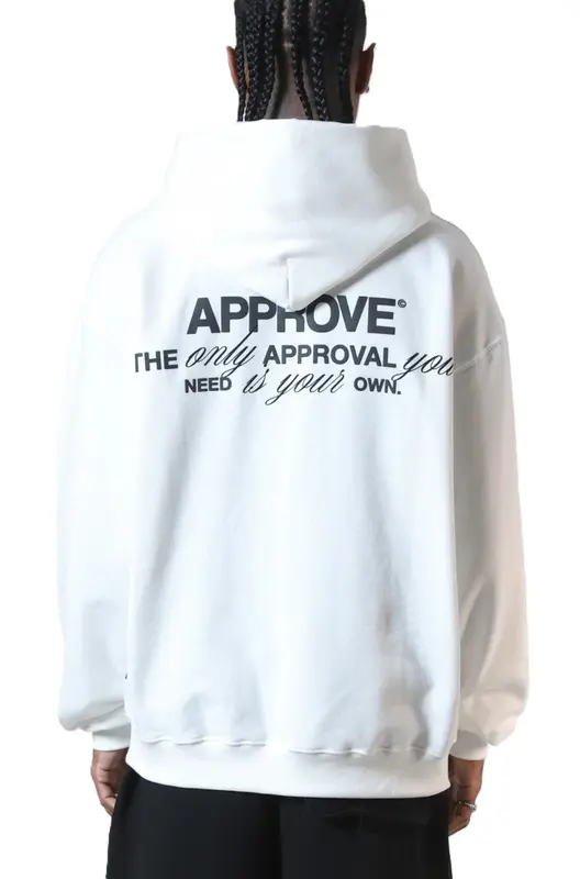 MOLETON OVERSIZED APPROVE TIMELESS OFF WHITE
