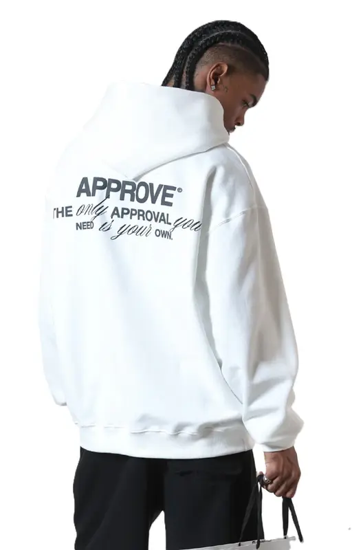 MOLETON OVERSIZED APPROVE TIMELESS OFF WHITE