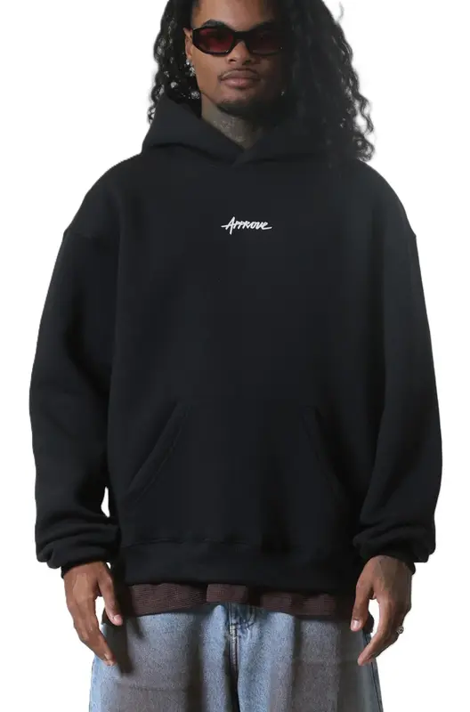 MOLETON OVERSIZED APPROVE TIMELESS PRETO