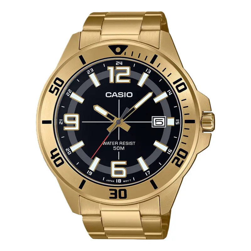 RELOGIO CASIO MTC-100G-1BVDF-SC DOURADO