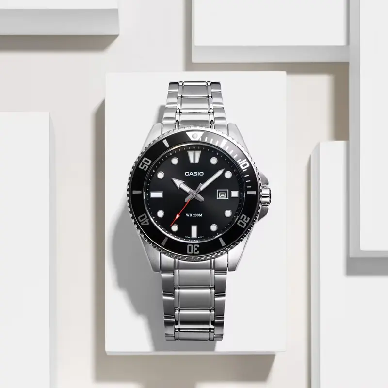 RELOGIO CASIO MDV-107D-1A1VDF-SC PRATA