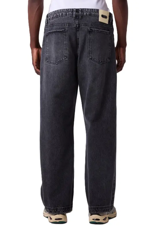 CALCA THESAINT REGULAR DENIM PANTS SOLID STONED BLACK