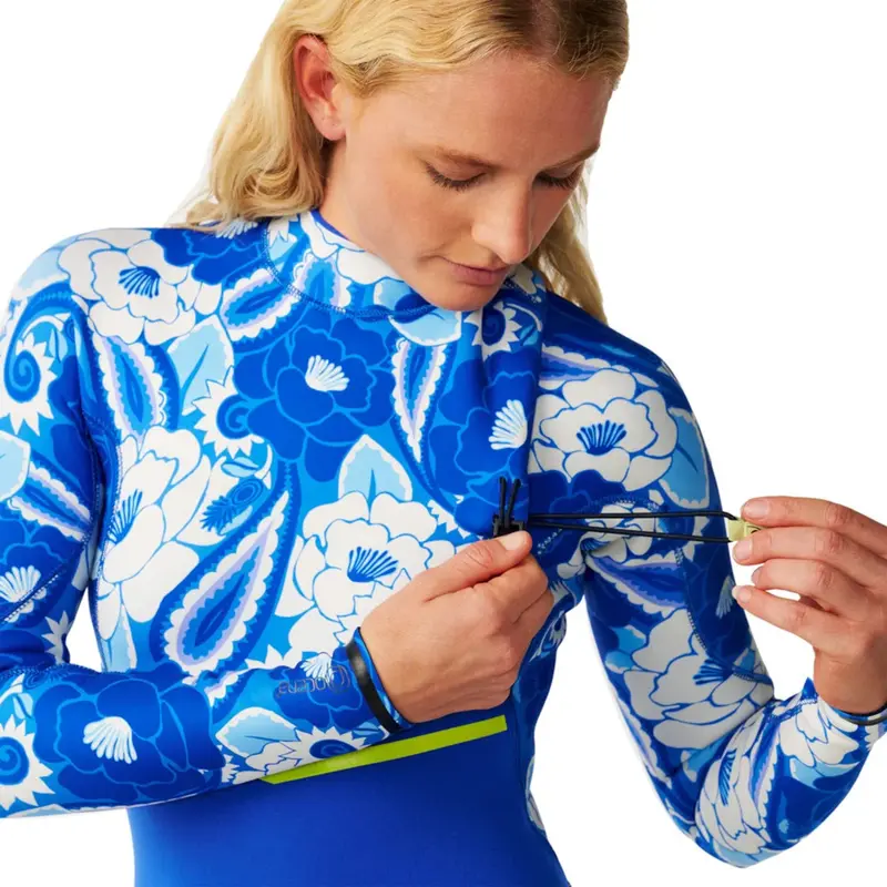 LONG JOHN RIP CURL X FARM RIO EBOMB 3:2MM ZIP FREE 2941-TROPICAL GROOVE