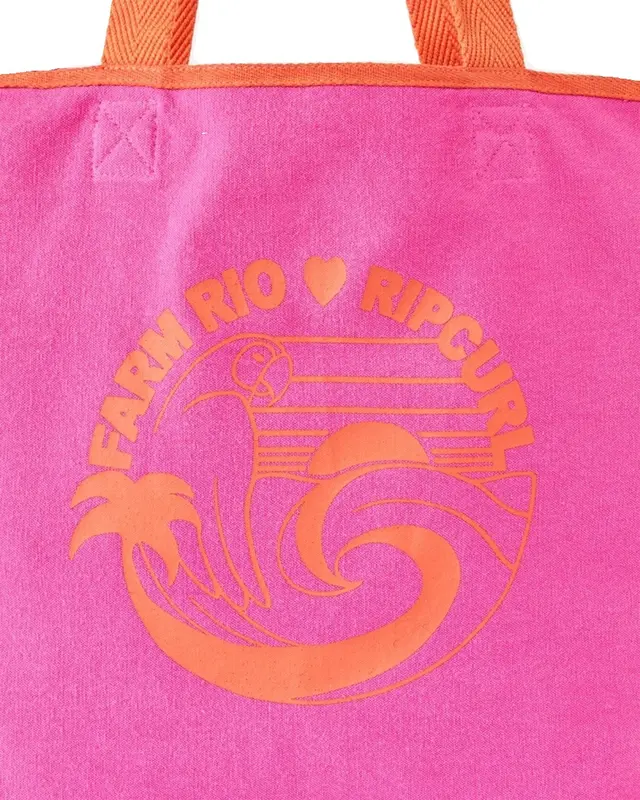 BOLSA RIP CURL FARM TROPICAL TOTE DESIRE 31L 0597-HOT PINK